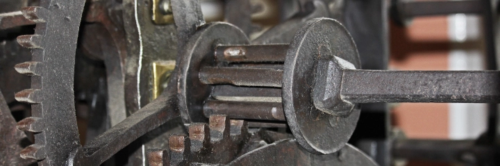 Clockwork machinery, depicting accuracy